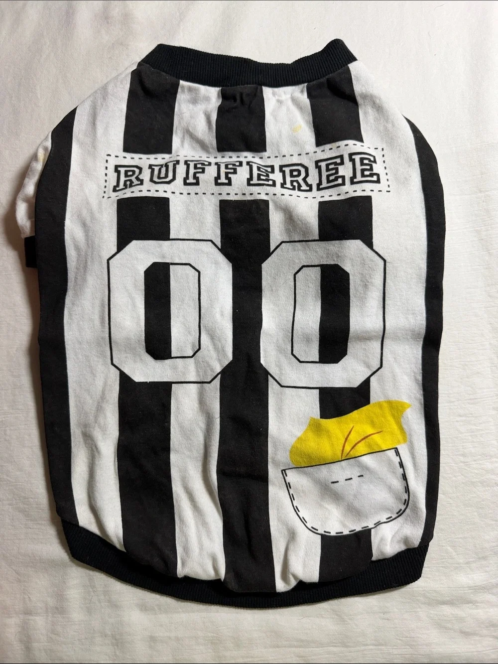 Dog Halloween Black & White Striped
